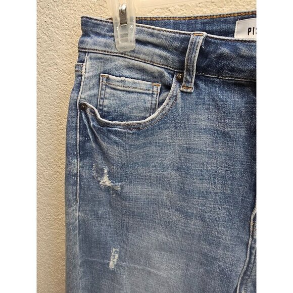 Pistola Distressed High-Rise Stretch Jeans 30 - Picture 3 of 5